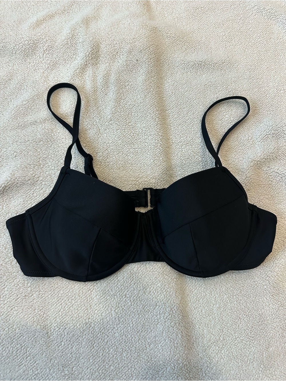 Old Navy Black Underwire Bikini Swim Top Size Large